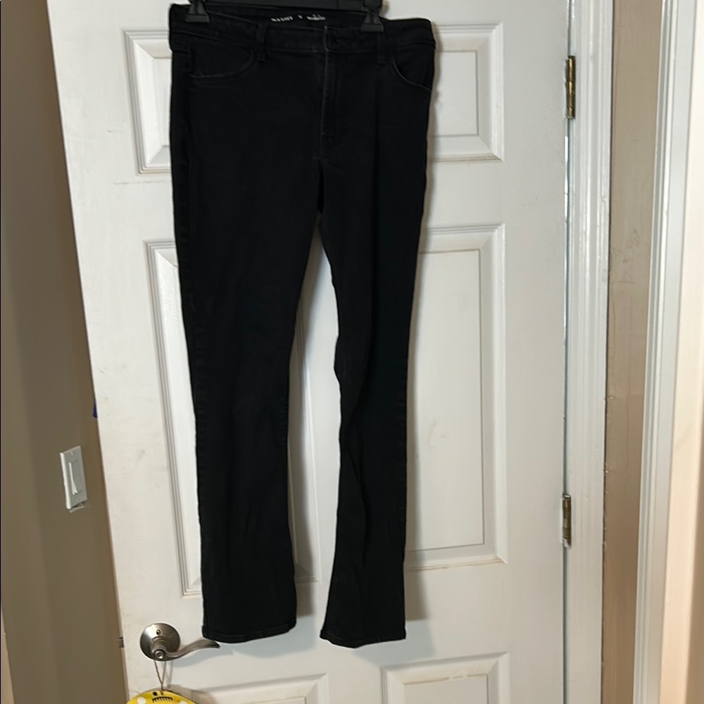 Sleek Black Denim Pants